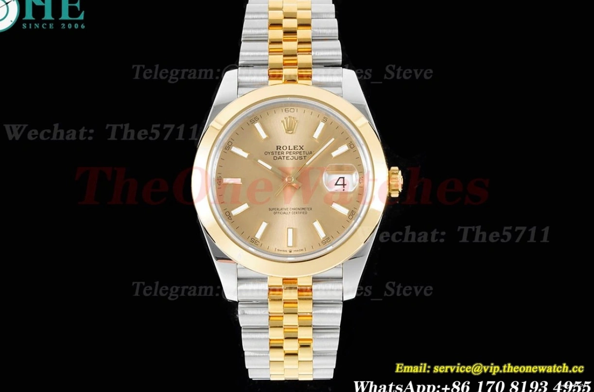King Stk 126303 41mm YG SS VR3235 Gold Datejust Jubilee 904L 0426